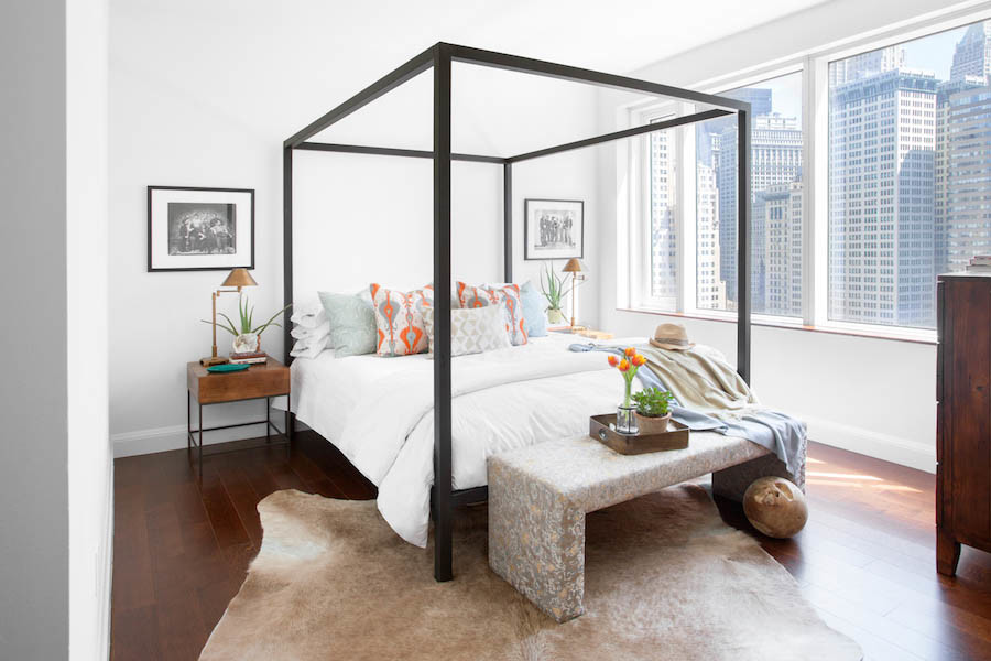 modern canopy bed, contemporary canopy bed