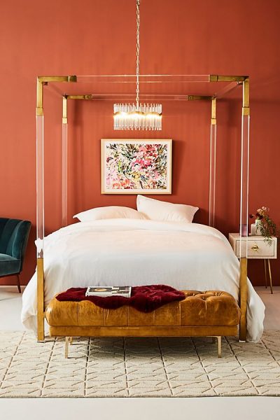 canopy bed, anthropologie canopy bed