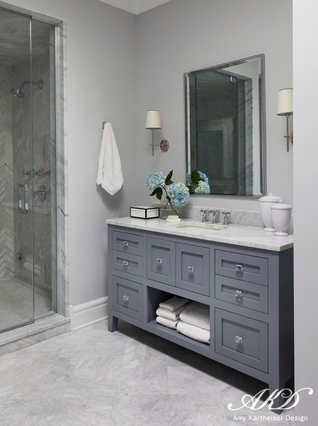 Hang The Perfect Bathroom Mirror, Standard Bathroom Vanity Mirror Height