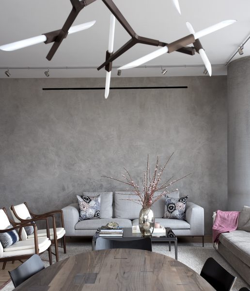 Gorgeous light designed living room