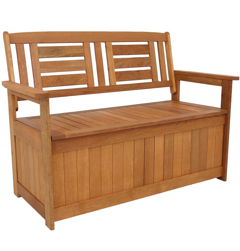 wood storage bench 