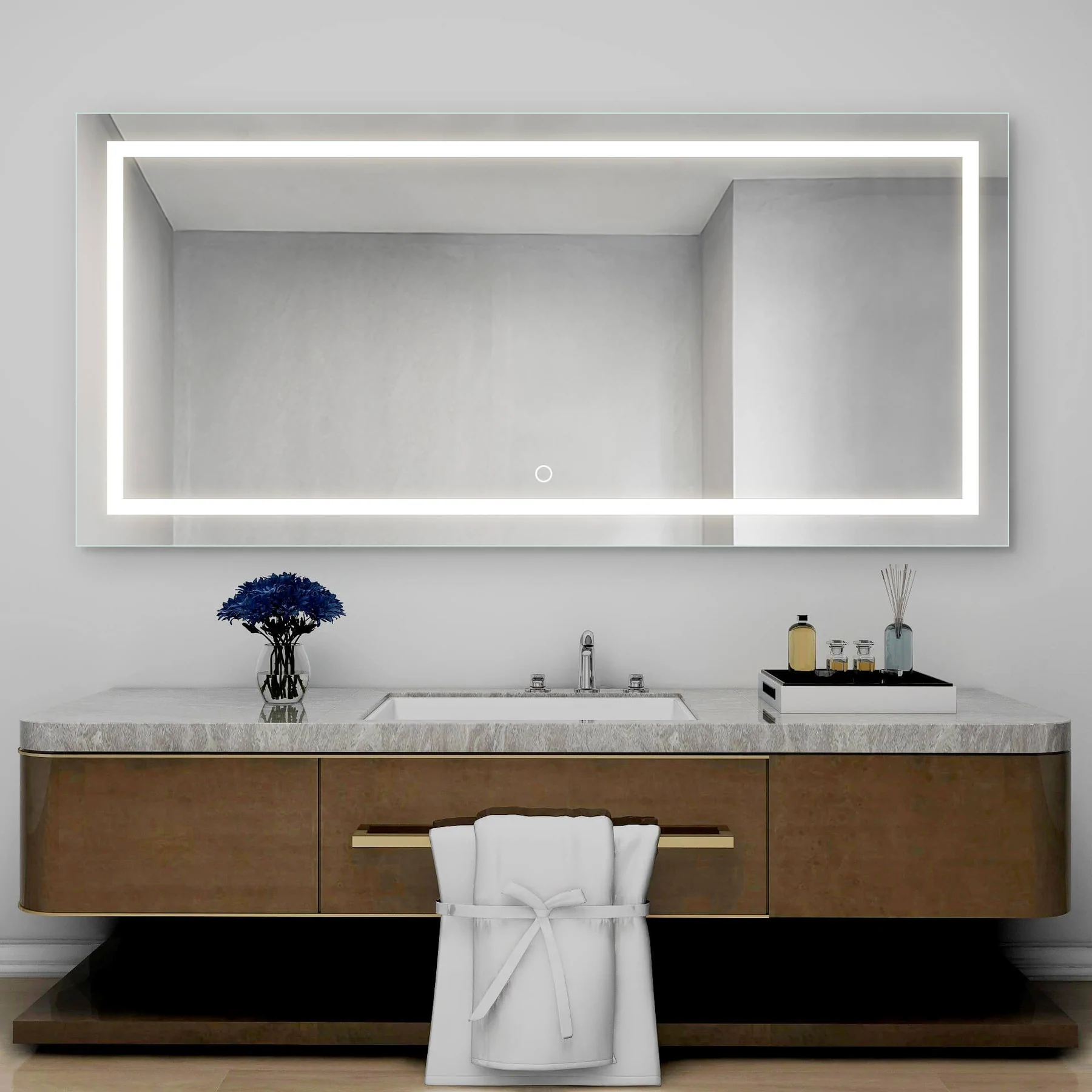 Radiant Reflections: Backlit Mirror Tips for Your Bathroom